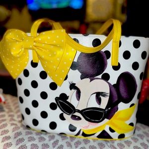Minnie Mouse Polka Dot Tote Bag